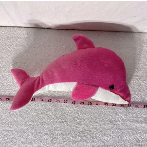 5/$25 Pink White Plush Dolphin Stuffed Animal - Picture 12 of 12